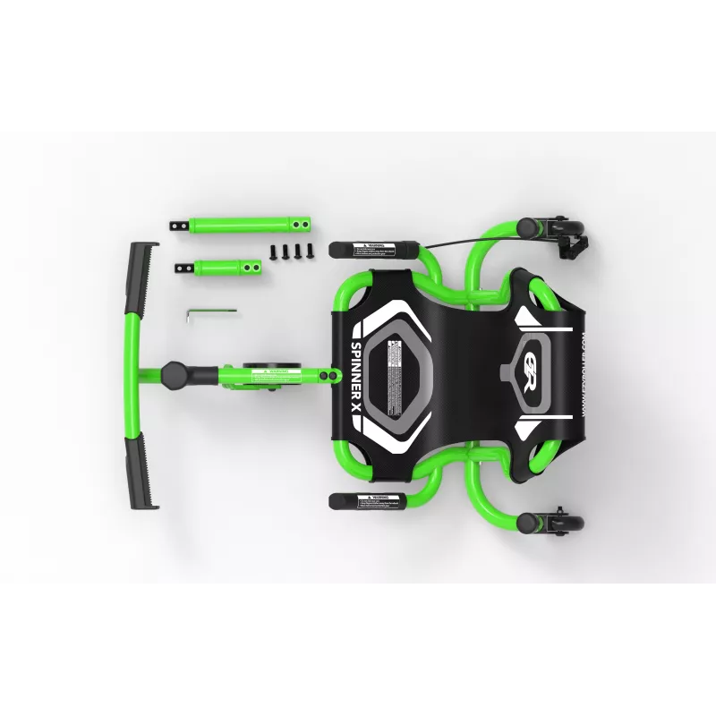 EzyRoller Spinner X zelený 360° Drifting Ride-On pre deti 4-12 rokov