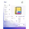 Apple iPad 10.9 11. generácia (2025) 128GB WiFi - žltá