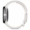 Google Pixel Watch Polished Silver Stainless Steel 41mm Chalk Active Band