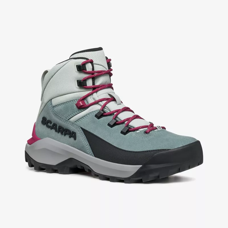 Scarpa Mustang TRK GTX Dámske čižmy, Ihličnatá zelená/Malinová, veľkosť 39