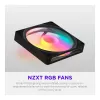NZXT F140 RGB 140mm čierny ventilátor