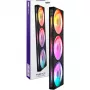 NZXT F420 RGB all-in-one kvapalinový chladič, 420mm radiátor, 3x 140mm ventilátor, čierny