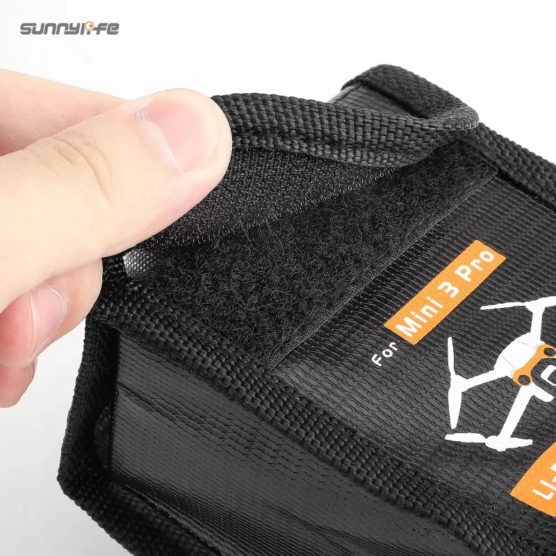 SUNNYLIFE taška na batérie pre DJI Mini 3 Pro / Mini 4 Pro - pre 3 Li-Po batérie (čierna)