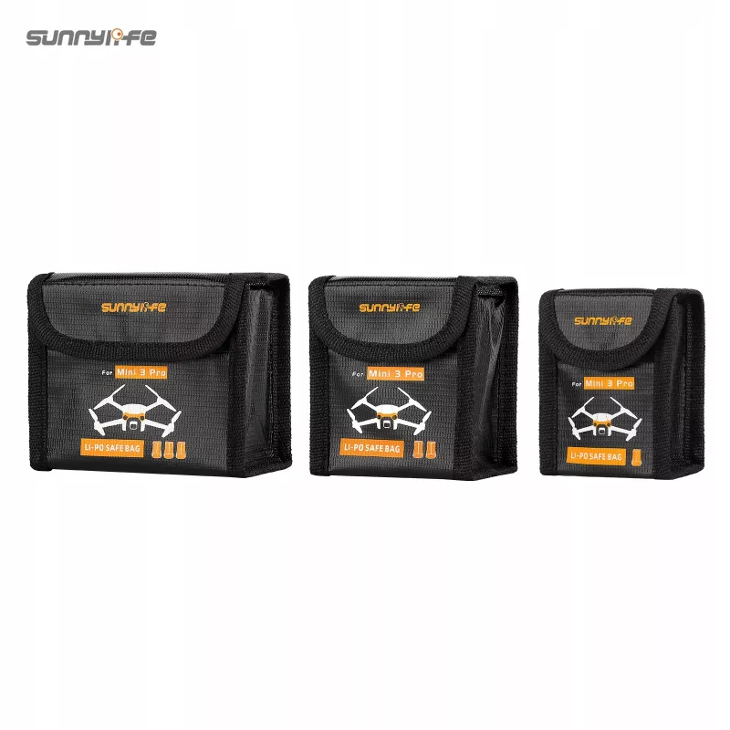 SUNNYLIFE taška na batérie pre DJI Mini 3 Pro / Mini 4 Pro - pre 3 Li-Po batérie (čierna)