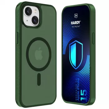 3MK PROTECTION Apple iPhone 15 - 3mk Hardy Hazy MagCase zelené