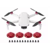SUNNYLIFE kryty ochrany motorov pre DJI Mavic Mini 2 / Mini SE (balenie 4 ks) - čierna