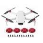 SUNNYLIFE kryty ochrany motorov pre DJI Mavic Mini 2 / Mini SE (balenie 4 ks) - čierna