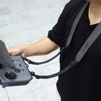 SUNNYLIFE Nacken-/Schultergurt Lanyard držiak pre DJI RC Pro 2 diaľkový ovládač - čierny