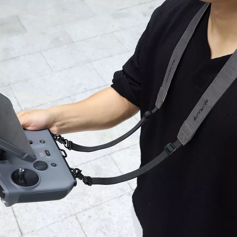 SUNNYLIFE Nacken-/Schultergurt Lanyard držiak pre DJI RC Pro 2 diaľkový ovládač - čierny
