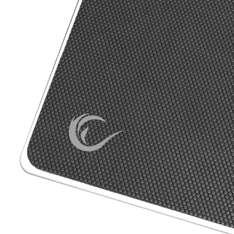 Rampage Vision Glass podložka pod myš XL 450x400 mm Micro-Etched Tempered Glass Black