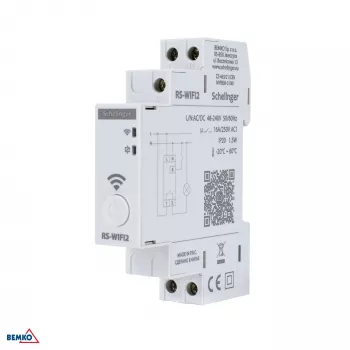 SCHELINGER A26-RS-WIFI2 astronomické časové relé, Wi-Fi, 1-kanál, 48-240V AC/DC, 16A, DIN lišta