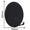 CORAB COR-800SAE-C 80 cm offset satelitná parabola, antracitová