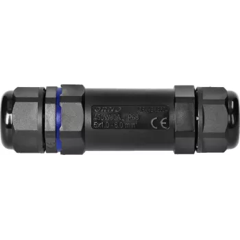 ORNO rovný káblový spoj M25 IP68 5x6mm² 450V/30A OR-AE-13604
