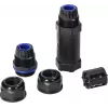 ORNO rovný káblový spoj M25 IP68 5x6mm² 450V/30A OR-AE-13604