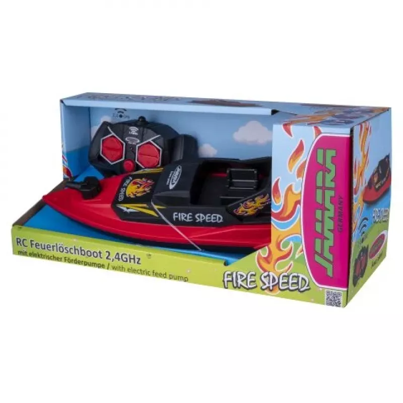 JAMARA Fire Speed RC hasičský čln 2,4 GHz s funkciou vodného prúdu