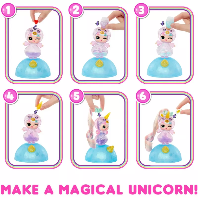 L.O.L. Surprise Unicorn Tots Make-Your-Own Unicorn bábika, 1 kus