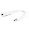 Gembird Mini DisplayPort na HDMI adaptér 4K 30Hz biely A-MDPM-HDMIF-02-W