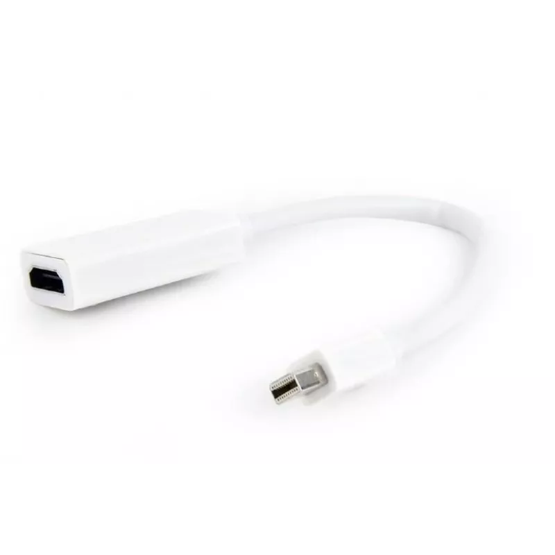 Gembird Mini DisplayPort na HDMI adaptér 4K 30Hz biely A-MDPM-HDMIF-02-W
