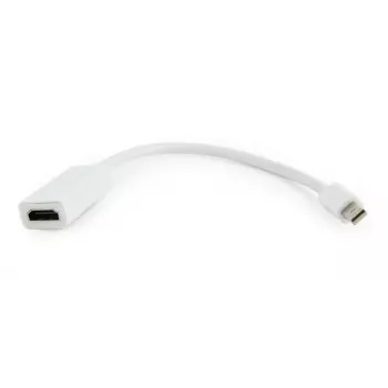 Gembird Mini DisplayPort na HDMI adaptér 4K 30Hz biely A-MDPM-HDMIF-02-W