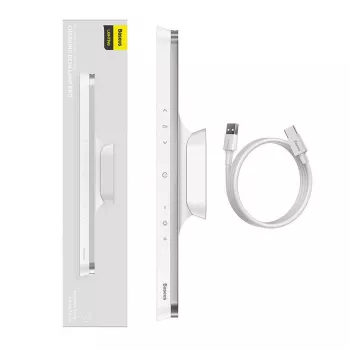 Baseus Magnetic Stepless Pro monitor light s dotykovým panelom (biely)