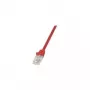 LogiLink CP1024U CAT 5e U/UTP patch kábel, 0,5 m, červený, RJ45, Snagless