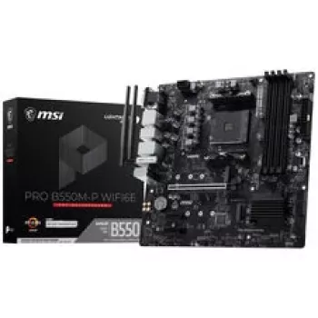 MSI PRO B550M-P WiFi6E Základná doska (B550, AM4, mATX, AMD)
