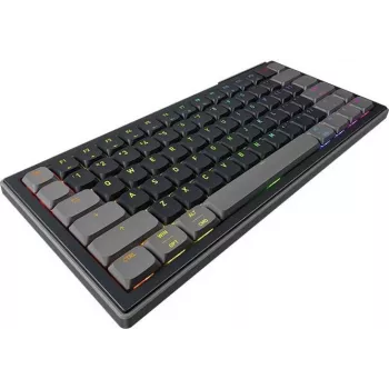 CHERRY K63W PRO COMPACT ULTRA-WIDEBAND mechanická herná klávesnica - CHERRY MX Low Profile 2.0 Red, US rozloženie, čierna