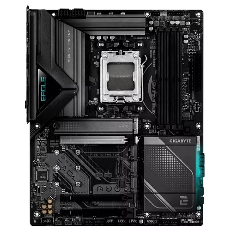 GIGABYTE X870E EAGLE WIFI7 AM5 ATX základná doska, 4x DDR5, HDMI, DP, 4x M.2, USB4, Wi-Fi 7, 5GbE