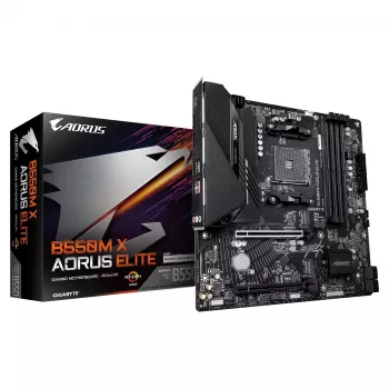 GIGABYTE B550M X AORUS ELITE AM4 Micro-ATX základná doska, AMD B550, 4x DDR4, HDMI/DP, 2x M.2, 2.5GbE, Wi-Fi 6E