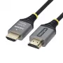 StarTech.com Premium High Speed HDMI kábel s Ethernetom - 3 m - čierny & strieborný - 4K 60Hz, 1440p 144Hz, 18 Gbps, HDMI 2.0, konektor samec na konektor samec