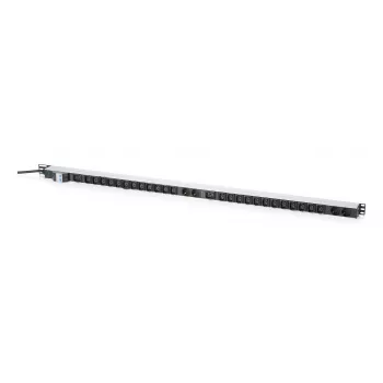 DIGITUS Basic IT PDU, jednofázový 32A, 24 x C13, 2 x C19, 4 x Schuko, 3 m kábel, IEC 60309 32A konektor samec