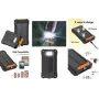 Solárna powerbanka LogiLink 10000 mAh, 20 W, čierna/oranžová