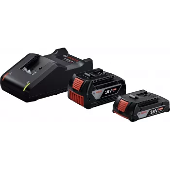 Štartovacia sada 18V (GBA 18V 4.0/2.0Ah + GAL 18V-40 Professional) (čierna, 2x Li-Ion batéria, AMPShare Alliance)