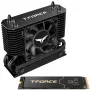 Team Group T-Force GC PRO 2TB M.2 2280 PCIe Gen5 NVMe SSD s T-FORCE DARK AirFlow chladičom, čierna