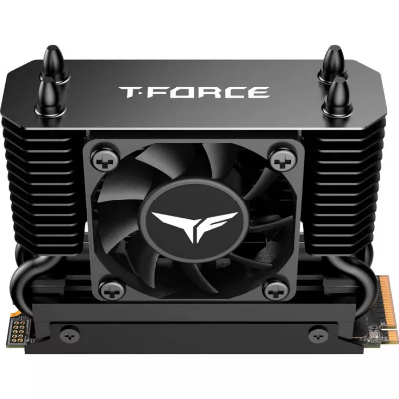 Team Group T-Force GC PRO 2TB M.2 2280 PCIe Gen5 NVMe SSD s T-FORCE DARK AirFlow chladičom, čierna