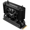 Team Group T-Force GC PRO 2TB M.2 2280 PCIe Gen5 NVMe SSD s T-FORCE DARK AirFlow chladičom, čierna