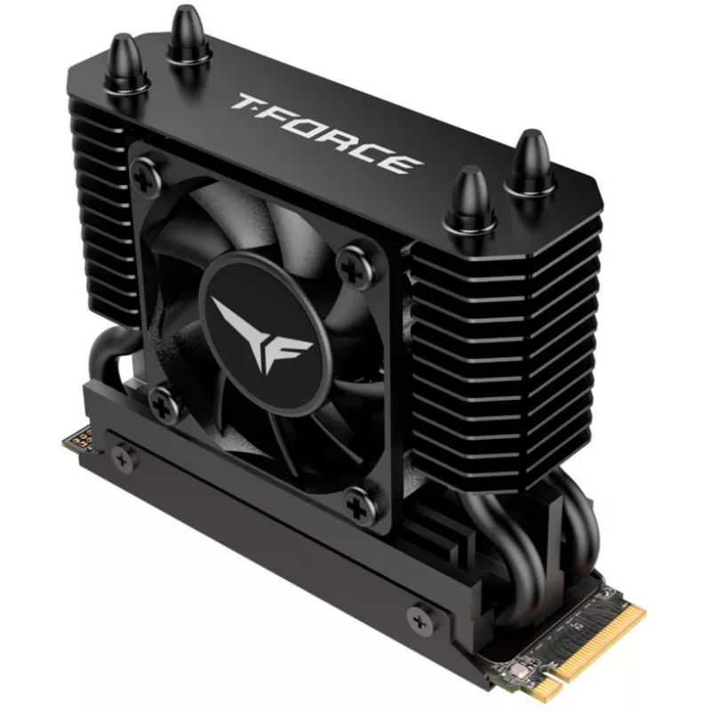 Team Group T-Force GC PRO 2TB M.2 2280 PCIe Gen5 NVMe SSD s T-FORCE DARK AirFlow chladičom, čierna