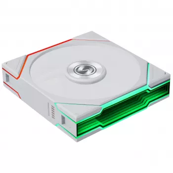 Lian Li UNI FAN TL FLEX Wireless ARGB Reverse Blade 120mm ventilátor - biela