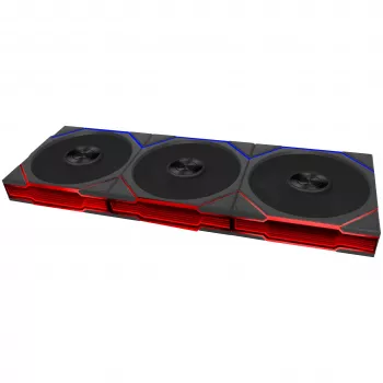 Lian Li UNI FAN TL FLEX Wireless ARGB 120mm ventilátor 3 ks balenie s ovládačom - čierna