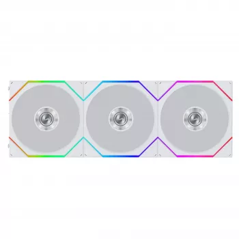 Lian Li UNI FAN TL FLEX Wireless ARGB 120mm ventilátor, biela, 3 ks balenie s ovládačom