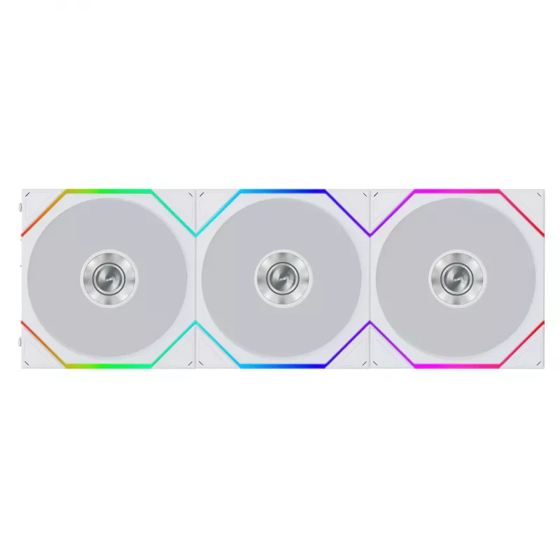 Lian Li UNI FAN TL FLEX Wireless ARGB 120mm ventilátor, biela, 3 ks balenie s ovládačom