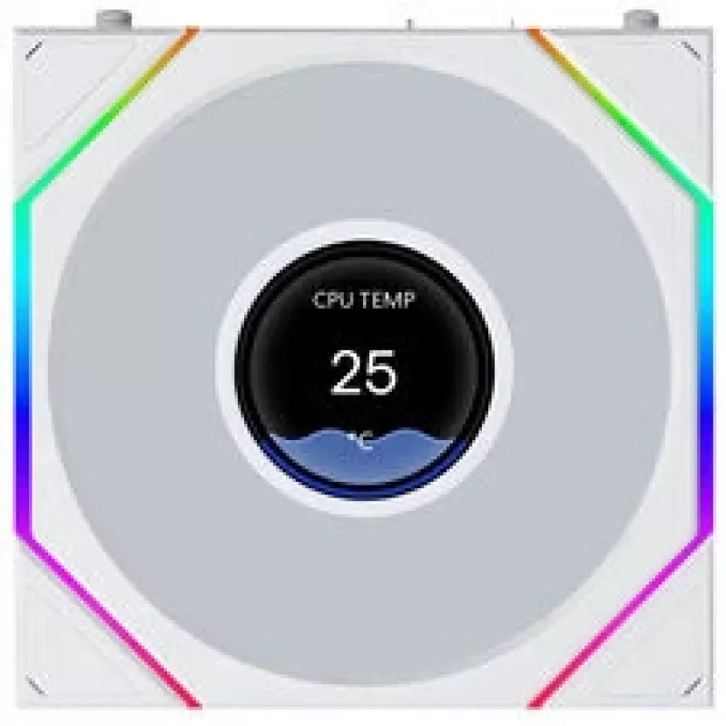 Lian Li UNI FAN TL LCD FLEX Wireless ARGB Reverse Blade 120mm ventilátor - biela