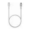 Green Cell PowerStream USB-C na USB-C kábel 100W PD 2m biela