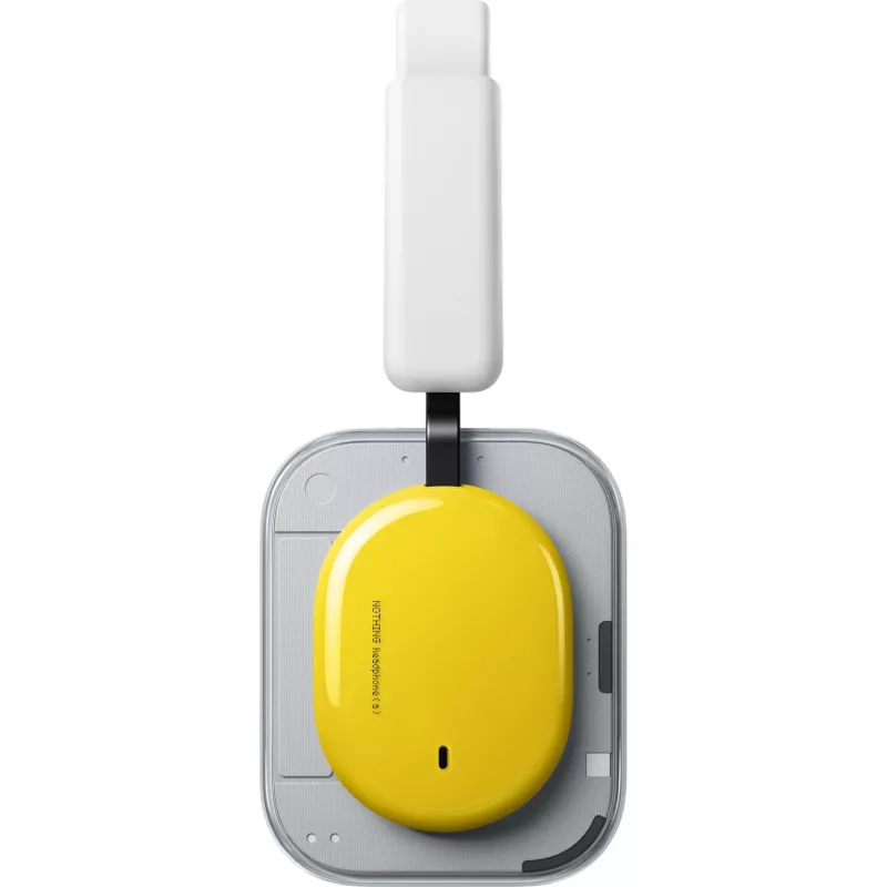 Nothing Headphone (a) Over-Ear slúchadlá žltá - Bluetooth 5.3, LDAC, ANC, 42,5h batéria