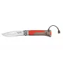 Opinel No. 08 Outdoor červený multifunkčný vreckový nôž