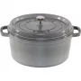 STAUB La Cocotte 28cm okrúhly liatinový dusací hrniec, grafitová sivá