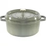 Staub La Cocotte 24cm okrúhla cocotte, eukalyptus, liatina