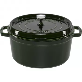 Staub La Cocotte Round 28 cm, 5,9 L, Basil Green, liatina