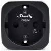 Shelly Plug M Gen3 čierna smart zásuvka s monitorovaním energie, 13A, Wi-Fi & Bluetooth