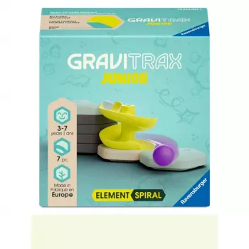 RAVENSBURGER GraviTrax Junior - Element Spirale rozširujúca sada - špirálová dráha pre deti od 3 rokov